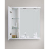 Зеркальный шкаф 70x75 см Bianco Lucido BELBAGNO MARINO MARINO-SPC-700/750-1A-BL-P-R